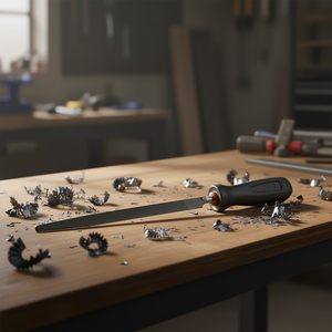 Lima de mano de acero de 990 mm de largo para trabajar metal y madera - Product Image 3