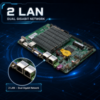 Carte mère industrielle de contrôle industriel Pos Automation VGA HDMI Mini ITX X86 embarquée PCBA J1900 sans ventilateur 2 LAN RS232