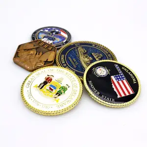 Custom Metal Zinc Alloy 3d Enamel Spin Rotating Souvenir Customization Spinner Spinning Challenge Coin