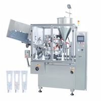 Machine de remplissage électrique automatique haute précision pour liquides, crèmes, pâtes et gels, en acier inoxydable SUS304, contrôlée par PLC avec volume réglable