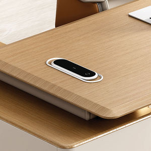 Mesa de oficina de <span class=keywords><strong>director</strong></span>, muebles de oficina modernos, mesa y sillas de jefe de escritorio ejecutivo CEO para hotel de oficina en casa - Product Image 5