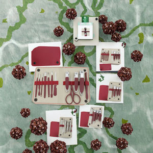 7 in 1 Stainless Steel Luxurious Manicure Kit with Professional <b>Nail</b> Clipper Scissors Earpick <b>Nail</b> File Pu Bag & <b>Box</b> - Product Image 3