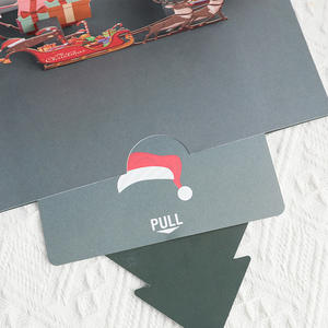 การ์ด3D ของขวัญโปสการ์ดทำด้วยมือลายคริสต์มาสเป็นมิตรกับสิ่งแวดล้อม<span class=keywords><strong>2022</strong></span> - Product Image 5