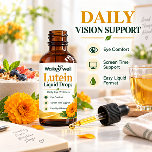 Wholesale Lutein Liquid Drops 60ml Eye Care Supplement OEM ODM Private Label Marigold Extract Dry Eye Vision Halal - Product Image 3