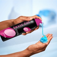 Gel de Rasage Auto-Émollient Transparent en Aérosol pour Adoucir la Barbe, Emballage Économique Bag-on-Value