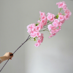 Fleurs de cerisier artificielles en plastique colorées haute simulation pour décorations suspendues de plafond de mariage, extérieur, vacances, hôtel - Product Image 2