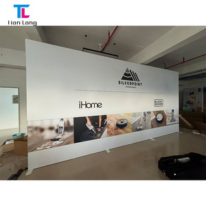 Modular de alta calidad 4 pies SEG perfil de aluminio telón de fondo Feria Comercial cabina exhibición publicidad exposición retroiluminada tela caja de luz - Product Image 1