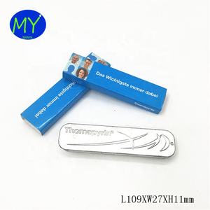 Hojalata de grado alimenticio personalizada, almacenamiento de metal, embalaje de regalo, cajas de lata deslizantes de Thomapyrin, importante Das Wichtigte Immer <span class=keywords><strong>Daber</strong></span> Tin - Product Image 5