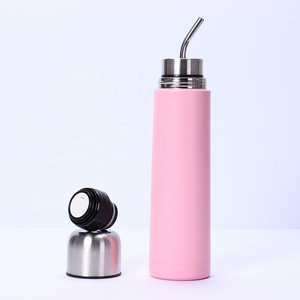 Botella <span class=keywords><strong>de</strong></span> Agua Rosa a Prueba <span class=keywords><strong>de</strong></span> Fugas, Libre <span class=keywords><strong>de</strong></span> BPA, Aislamiento <span class=keywords><strong>de</strong></span> Doble Pared, Botella Térmica <span class=keywords><strong>de</strong></span> Primera Calidad, para Té, Café y Flores - Product Image 6