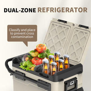 Refrigerador de coche con <span class=keywords><strong>ruedas</strong></span> TGSW35 Alpicool AC 100-240V DC 12V compresor portátil refrigerador congelador para el hogar acampar al aire libre - Product Image 3