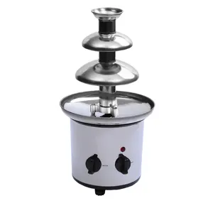 CE Certified CFF-2008A1 New Chocolate Fondue Fountain Machine Electric for Household Outdoor Wedding Use