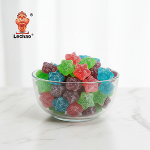 Caramelos de Goma con Forma de Estrellas Personalizables, Multicolores, Dulces al por Mayor, Caramelos de Goma Suaves, Certificados Halal, Producto a Granel - Product Image 1