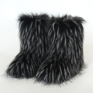 High Quality <strong>Men's</strong> Women'<strong>s</strong> Black Pink White Warm Tall Winter Waterproof fox <strong>Snow</strong> <strong>Boots</strong> with Fur <strong>s</strong> for <strong>Men</strong> Women Size 10 - Product Image 5