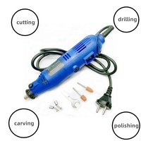 Machine de meulage électrique rotative multifonctionnelle 110/220V, outil de ponçage DIY avec contrôle de vitesse, mini perceuse électrique