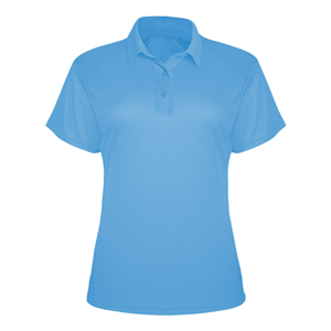 Light <b>Blue</b> Knitted <b>Polo</b> <b>Shirt</b> Short Sleeve Custom Logo Casual Uniform Tee - Product Image 1
