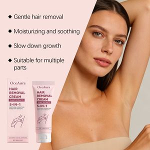 OCEAURA Products Soothing Smoothing Permanent Herbal Women <strong>Men</strong> Body <strong>Hair</strong> Removal <strong>Cream</strong> 100g - Product Image 4