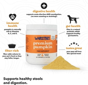 OEM/ODM nhãn đặc quyền bổ sung vật nuôi Bột bí ngô cho chó không còn tiêu chảy hỗ trợ tiêu hóa điều trị thức ăn cho chó - Product Image 2