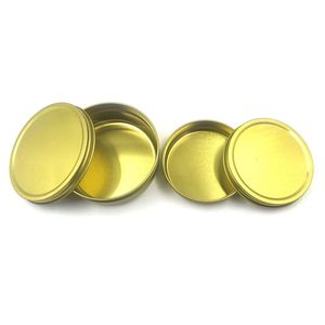 HZ 5g 10g 30g 50g <span class=keywords><strong>100g</strong></span> 250g <span class=keywords><strong>Caviar</strong></span> Conteneur Emballage En Métal Boîte Scellée Fer Blanc Rond Doré Boîte De Nourriture Vide <span class=keywords><strong>Caviar</strong></span> Boîtes - Product Image 3