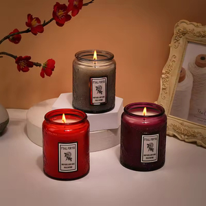 <b>Large</b>-sized Smokeless Handcrafted Soy Wax Simple Niche Indoor Glass Aromatherapy <b>Candle</b> Wedding Favor Holiday Gift - Product Image 1