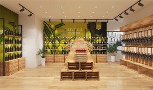 Diseño de decoración para interiores, diseño moderno personalizado para tienda de frutas y verduras - Product Image 5