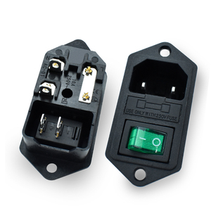 Prise électrique industrielle en <span class=keywords><strong>laiton</strong></span> AC-01 avec interrupteur à bascule KCD1, 2 broches, IP44/54, pour les normes sud-africaines et européennes - Product Image 6