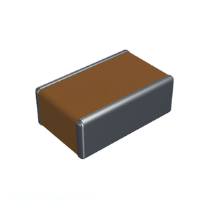 Condensador Cerámico de Montaje Superficial MLCC 0508YC184KAT2A, Canal del Fabricante 0508 (1220 Métricos), CAP CER 0.18UF 16V X7R 0508 0.18 uF - Product Image 1