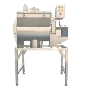 Dry cream powder single axis multi paddles mixer horizontal blending machine