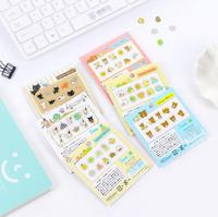 80 autocollants décoratifs en PVC pour carnet et scrapbook, motifs animaux de cirque, chats et ours mignons