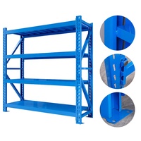 Étagères de stockage de haute qualité 500 kg, rayonnages d'entrepôt en promotion, rayonnages à palettes avec prix d'usine