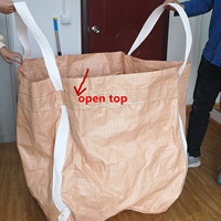 Sac de sable de couleur blanche 1000kg pp produit en usine un sac de sable de 1 tonne