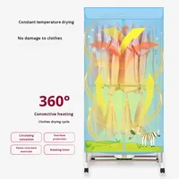 Séchoir à linge électrique mini pliable 1000W pour la maison, vente en gros du fabricant, non-automatique, sans contrôle par application, idéal pour l'été