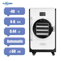 Équipement de lyophilisation Tuochen nouvelle génération, machine de séchage par congélation à commande PLC pour aliments, fruits, légumes et bonbons, idéale pour la maison