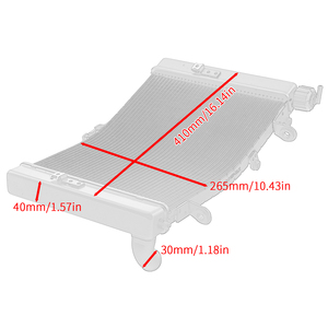 Radiateur de refroidissement de moteur de moto XXUN en aluminium de remplacement compatible avec KTM 1290 Super Adventure/S/<span class=keywords><strong>R</strong></span>/T 2015-2020 - Product Image 6