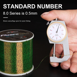 Línea de Pesca de Fluorocarbono Ftk de 0.405 mm y 29.48 lb, Súper Suave, para Pesca con Señuelos en Barco en el Océano - Product Image 3