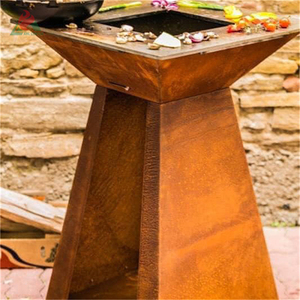 Barbecue en acier Corten, grill rouillés, <span class=keywords><strong>poêle</strong></span> <span class=keywords><strong>à</strong></span> feu, appareil de cuisson - Product Image 3