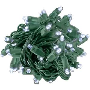 Grado comercial 4 '6 ''70 100 luces rojo Coaxial 5mm Mini LED luces de Navidad gran angular cóncavo luces de cadena para árboles - Product Image 3