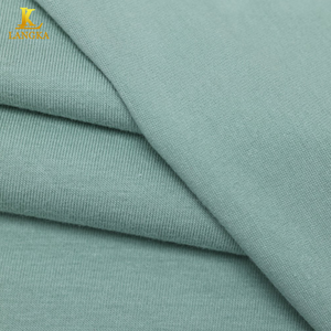 Tissu en jersey simple extensible en coton pur respirant et doux avec 5% d'élasthanne pour vêtements de bébé, t-shirts, vêtements de nuit et sous-vêtements - Product Image 2