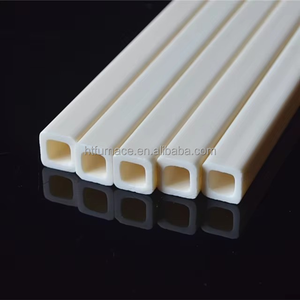 Tube céramique réfractaire <span class=keywords><strong>en</strong></span> <span class=keywords><strong>alumine</strong></span> Al2O3 de grand diamètre, carré/rectangulaire, pour four à haute température - Product Image 3