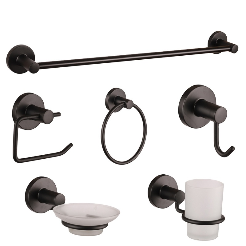 Aluminum 6 Bathroom Hardware and Wall
