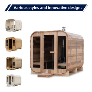 Cabina de sauna de vapor de ozono al aire libre moderna para venta de villas cuarto de ducha de vapor al aire libre - Product Image 3