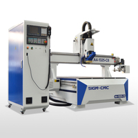 Router CNC ATC de 9KW 1300x2500mm, Máquina CNC de 3 Ejes con Control Syntec 60WE, Mesa de Vacío para Producción de Muebles de Madera