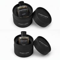 Tube rond rigide avec logo personnalisé, imprimé sur mesure pour flacons de test, emballage cadeau, qualité de luxe