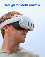 Coque transparente AL-Q113 VR pour Meta Quest 3, lentille de protection en cristal pour lunettes Meta Quest 3