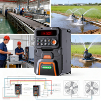 Variateur de fréquence AC 4KW 5HP 380V, variateur de fréquence à contrôle vectoriel, convertisseur de fréquence, contrôleur de vitesse du moteur triphasé