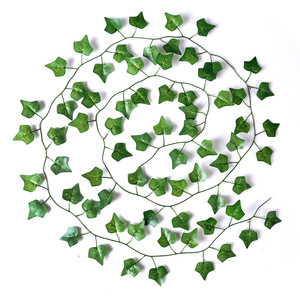 Guirlande de lierre artificiel 72 feuilles en plastique, verdure pour la décoration de la maison, mariage, plafond, plante suspendue - Product Image 4