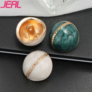 Chất lượng cao 18mm 23mm Kẽm hợp kim kim loại nút cho thời trang may mặc áo khoác ngoài túi Giày Dép-mạ điện & in ấn quá trình - Product Image 1