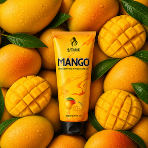 Crema Tingle para Cama Solar, Intensificador de Sensación, <span class=keywords><strong>Acelerador</strong></span> de <span class=keywords><strong>Bronceado</strong></span>, Sin Manchas ni Rayas, Crema Bronceadora Mango - Product Image 1