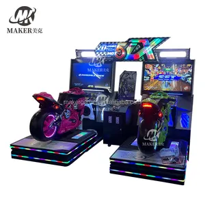 Maker Arcade 2 Player 5DX Máquina de videojuegos que funciona con monedas Motor Car Racing Simulador de conducción Máquina de juegos de carreras