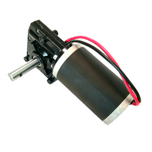 Mô-men xoắn cao 12V/24V 200W DC Worm Gear động cơ lớn tốc độ thấp với nam châm vĩnh cửu xây dựng - Product Image 1