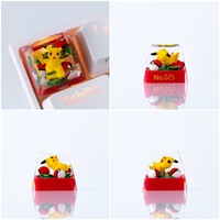 Three-Dimensional Resin Keycap Transparent Dream Treasure Drop Glue Manual Cross Shaft Mechanical Keyboard Key Cap